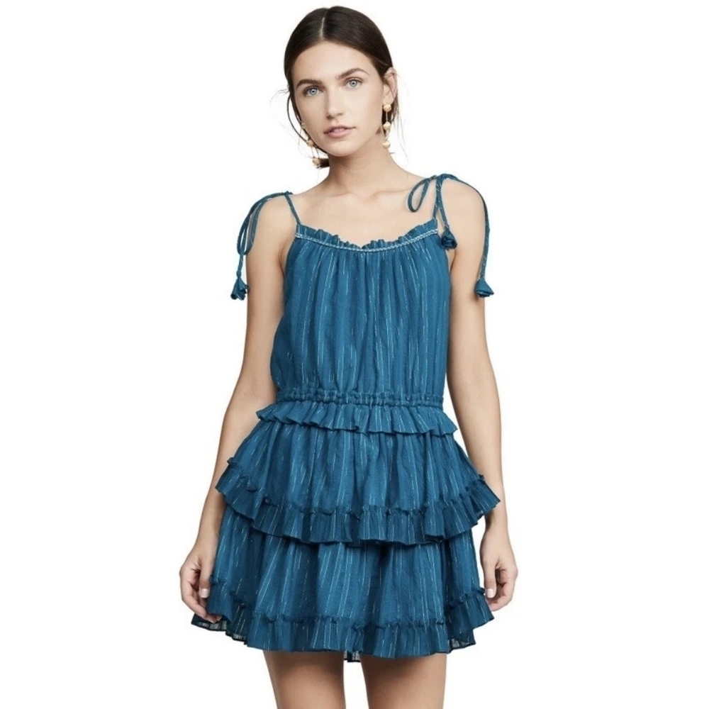 MISA Los Angeles Rosella Tiered Mini Dress S